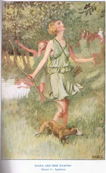 Diana und die Nymphen, Illustration aus 